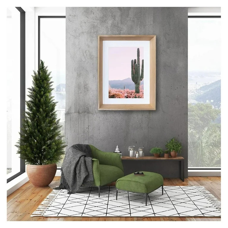 Outdoor Artificial Cedar Topiary Tree 5FT Tall 2 Set - Walmart.com | Walmart (US)