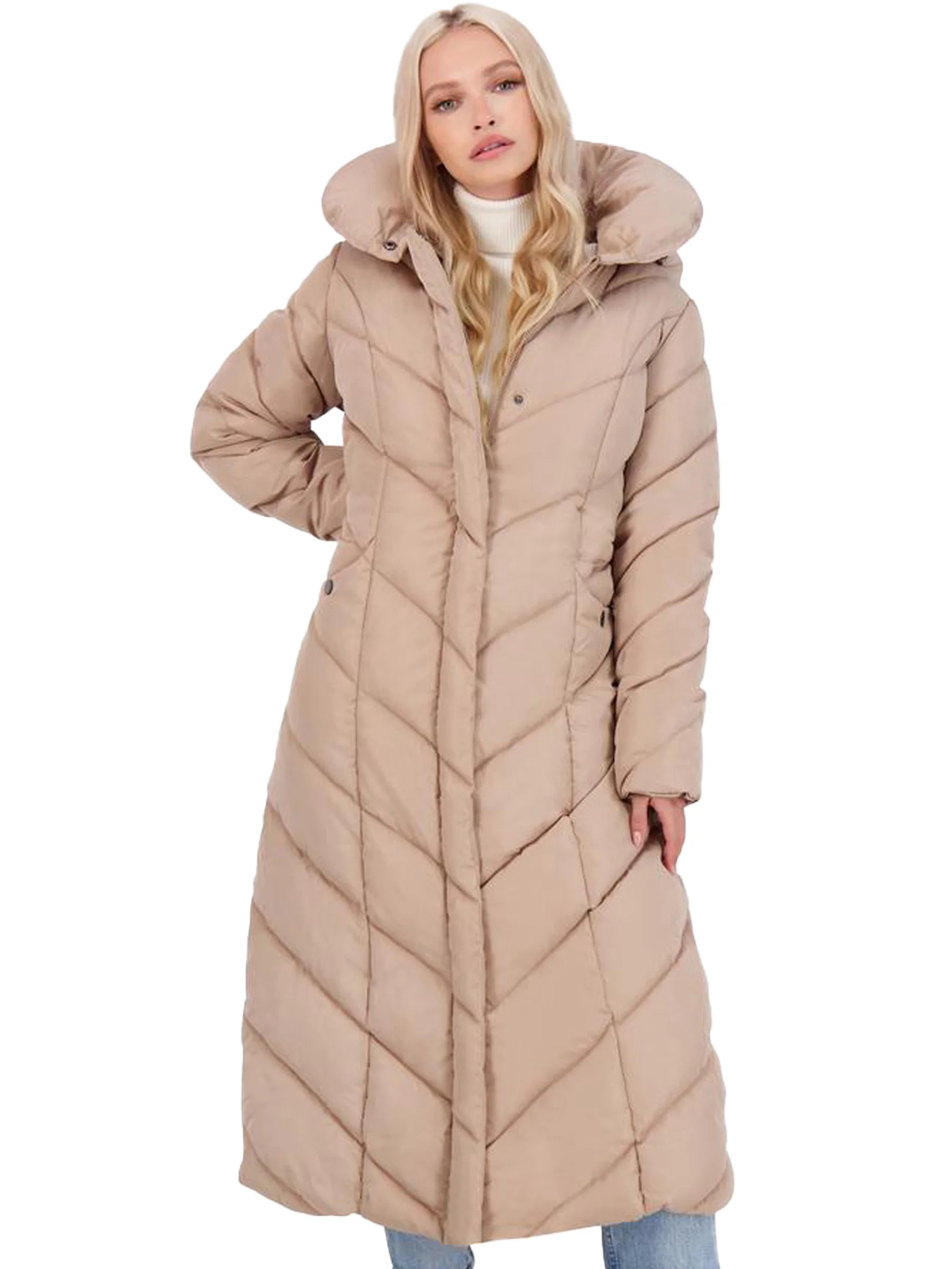 Steve Madden Women's Long Maxi Winter Puffer Coat | Walmart (US)