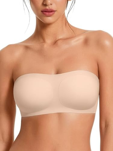 Avidlove Strapless Bras for Women Non Slip Wireless Comfy Bandeau Seamless No Underwire Padded Br... | Amazon (CA)