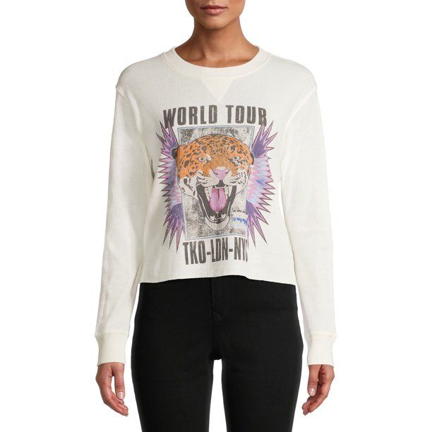 Social Edition Juniors World Tour Thermal T-Shirt | Walmart (US)