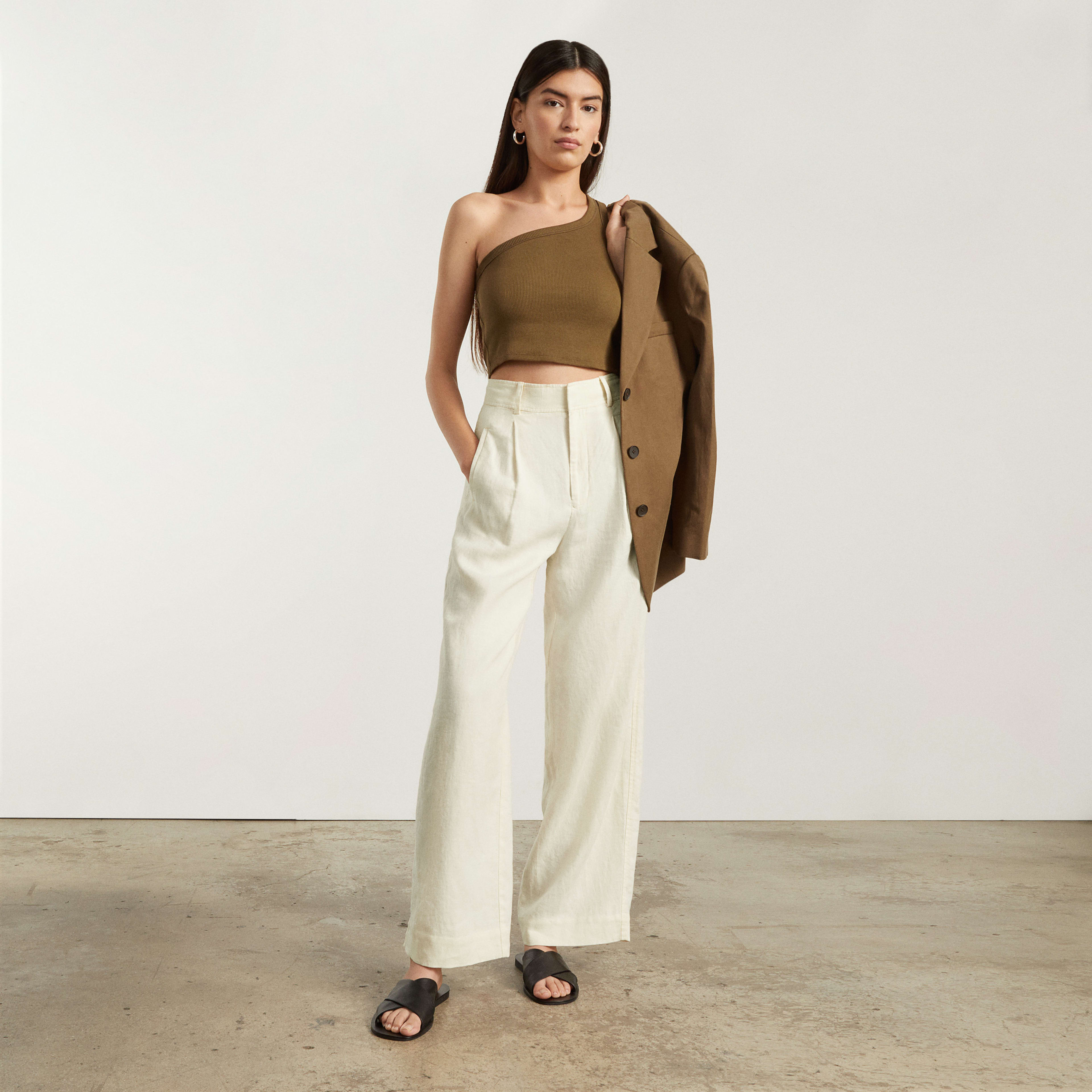 The Linen Way-High® Drape Pant | Everlane