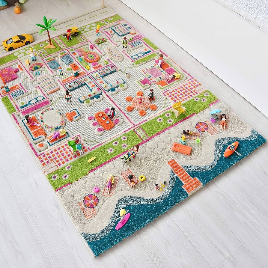 IVI Beach House 3D Play Rugs, Medium | Amazon (US)