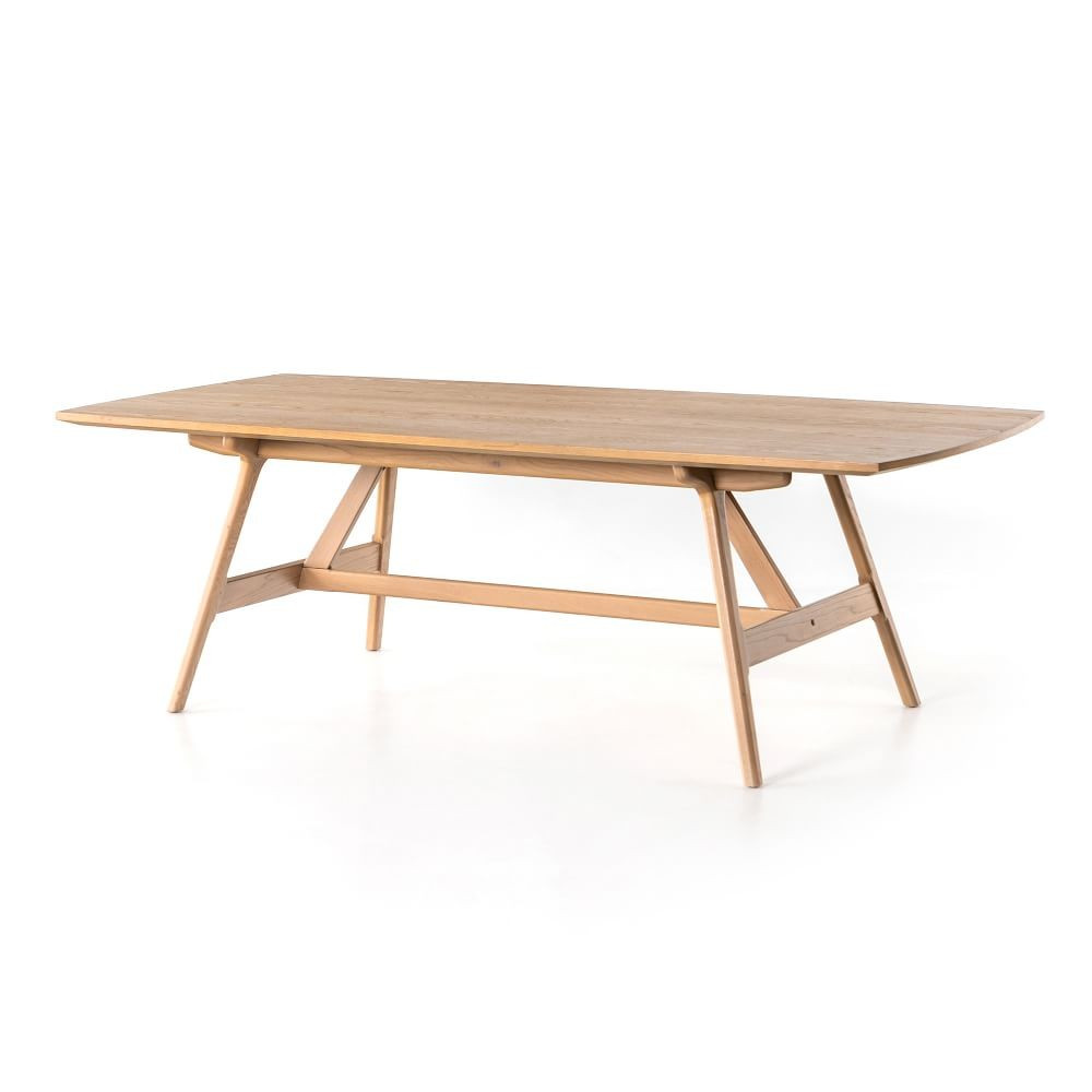 Curved Edge Oak Dining Table | West Elm (US)