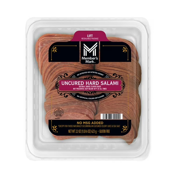 Member's Mark Uncured Hard Salami, Sliced 1 lb. 6 oz. | Sam's Club
