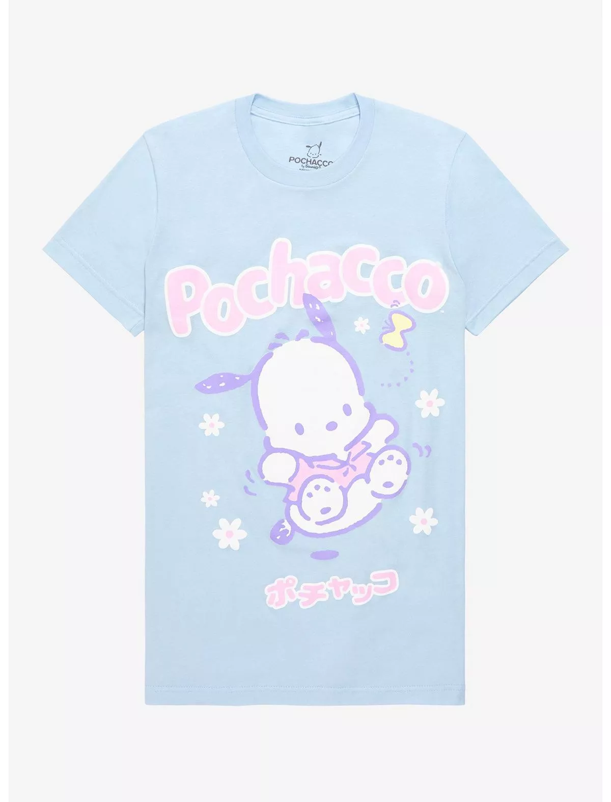 Hello Kitty And Friends Mushroom Boyfriend Fit Girls T-Shirt