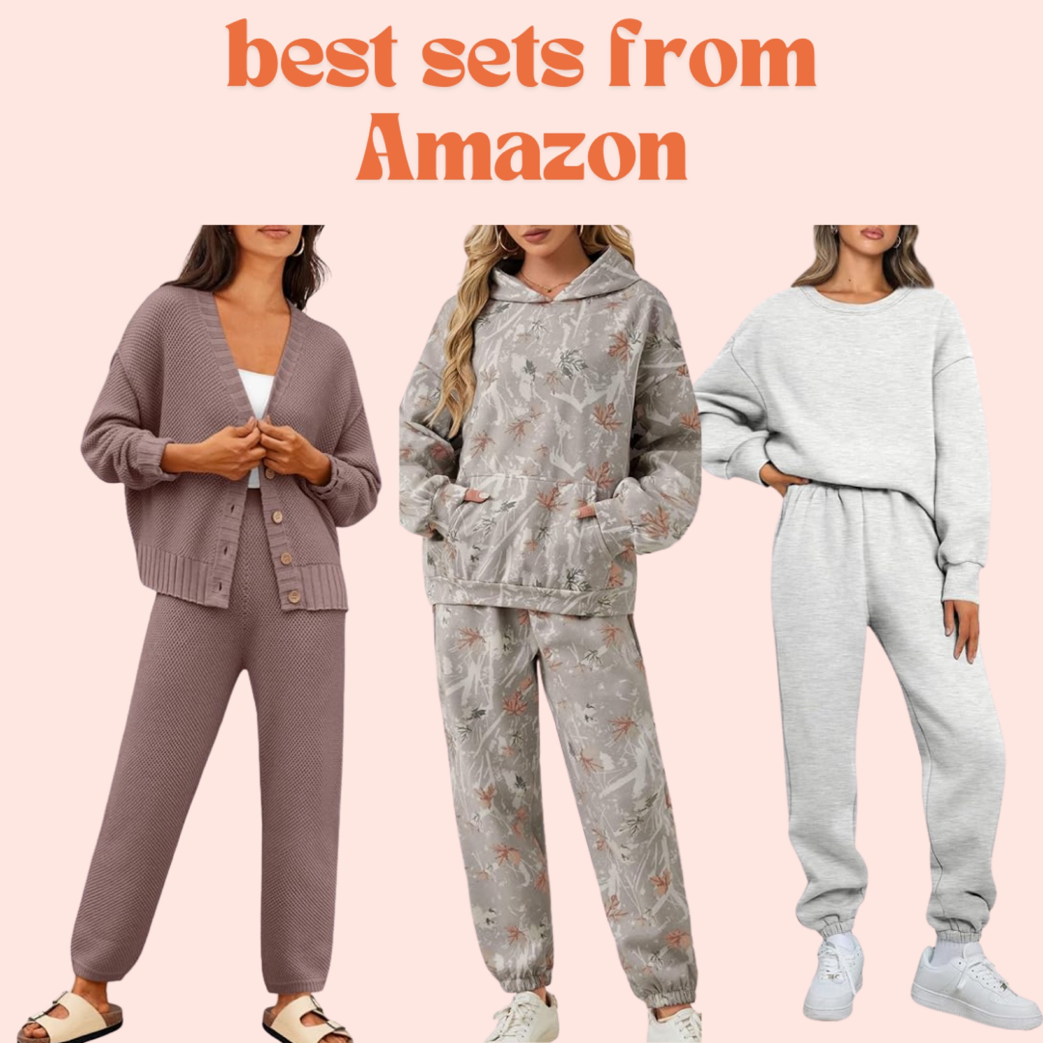 It’s officially matching cozy set time of year 🥹 I have both the outside sets and LOVE them!!!