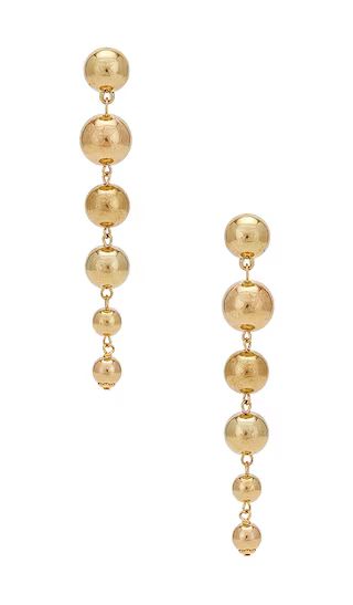 Fort Knox Drop Earrings in Gold | Revolve Clothing (Global)