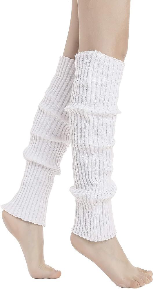 Sarfel Leg Warmers for Women 80s Ribbed Knit Leg Warmer Custume Womens Leg Warmers Sports Party A... | Amazon (US)