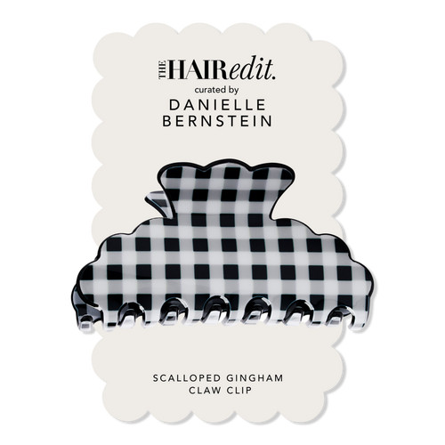 Scalloped Gingham Claw Clip by Danielle Bernstein - The Hair Edit | Ulta Beauty | Ulta