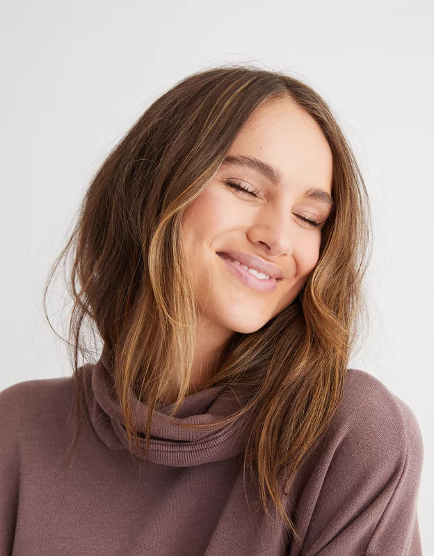 Aerie Fleece Turtleneck | American Eagle Outfitters (US & CA)