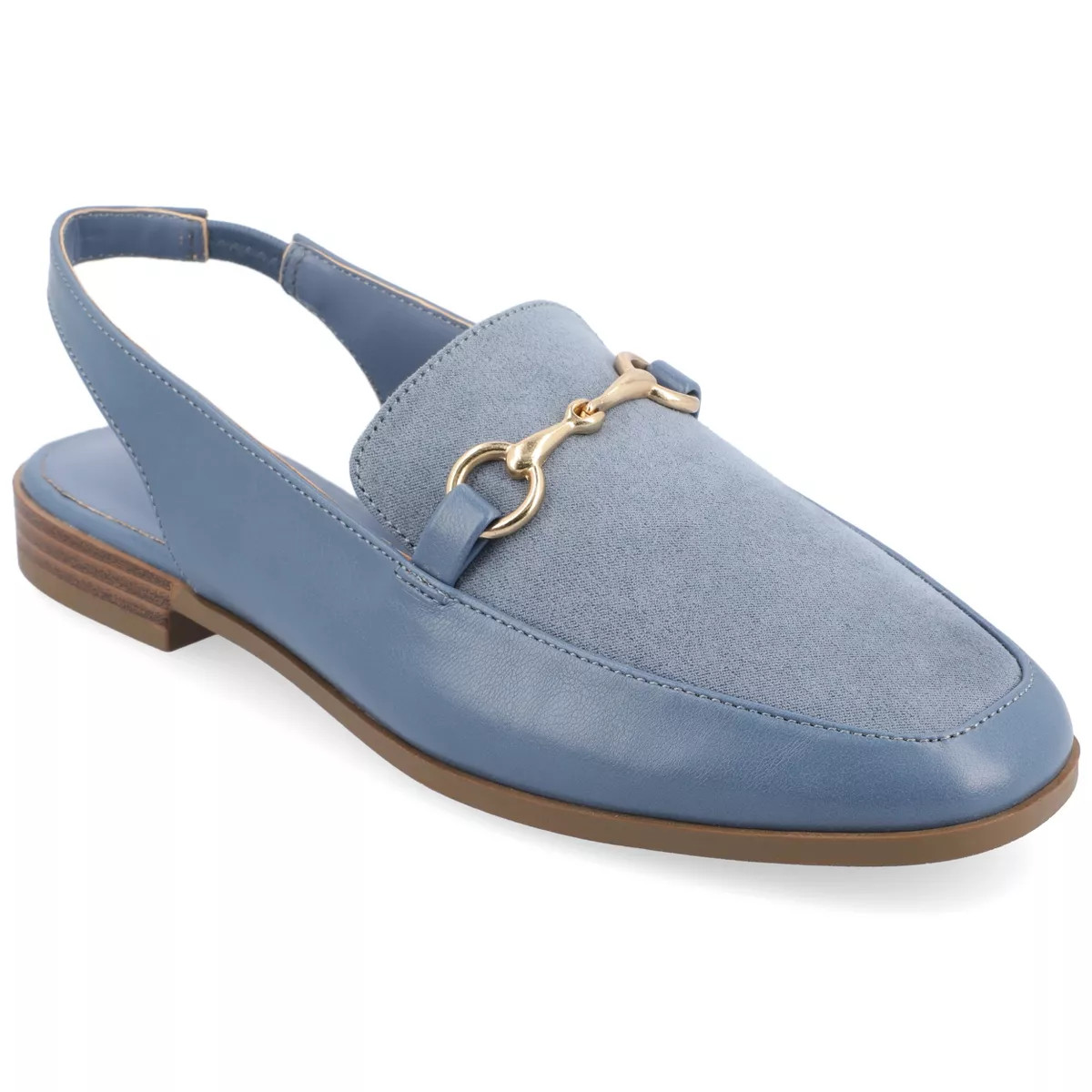 Journee Collection Women's Lainey Flats Blue 7.5 | Target