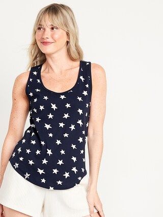 Printed Pajama Tank Top for Women | Old Navy (US)