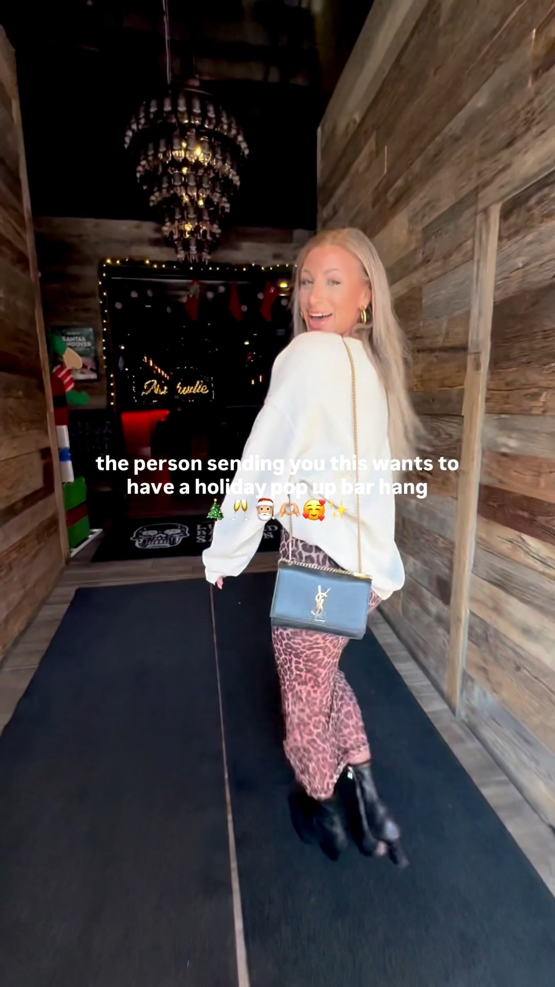 Christmas pop up bar outfit🎄🤍🥰🍾

#LTKootd #LTKdayinmylife #LTKHoliday