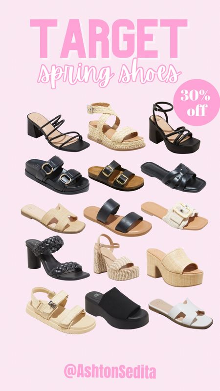 Target Spring Shoes sale!!! 30% off of the cutest styles!!! 💖🌸

#LTKxTarget #LTKshoecrush #LTKstyletip