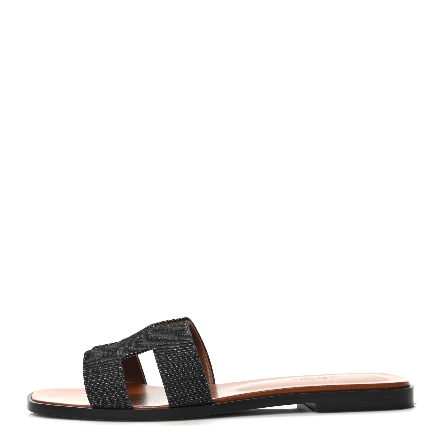 Denim Canvas Oran Sandals 39.5 Bleu Brut | FASHIONPHILE (US)