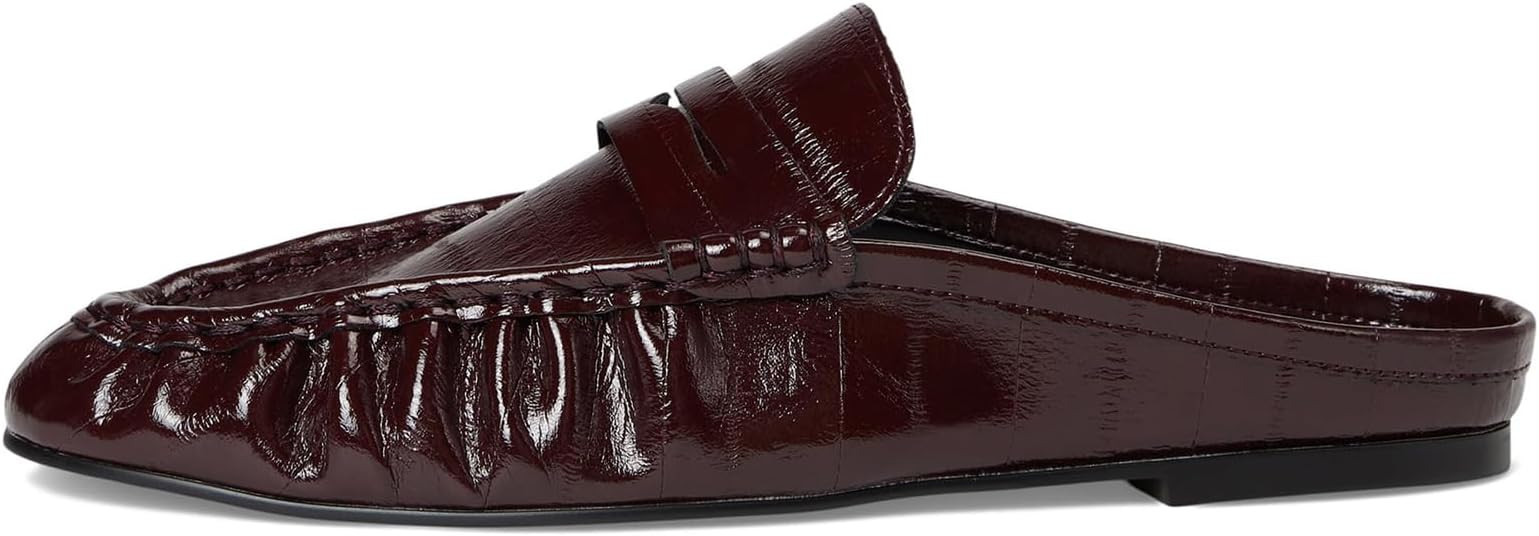 Loafers for Women Closed Round Toe Slip On Loafers Casual Fashion Slides Shoes Comfortable Ruched... | Amazon (US)