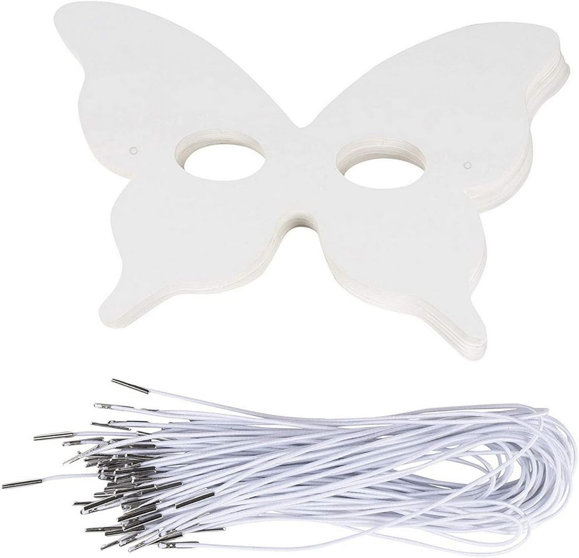 DIY Butterfly Eye Mask for Masquerade, Madi Grad Party (5.1 x 7.8 In, 48 Pack) | Amazon (US)