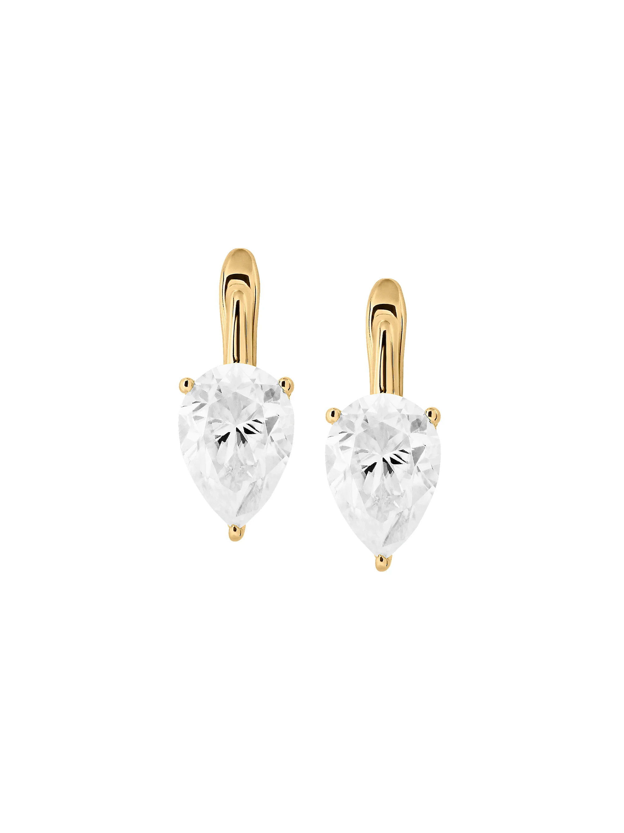 PORTER PEAR-CUT EARRINGS IN MOISSANITE | Dorsey