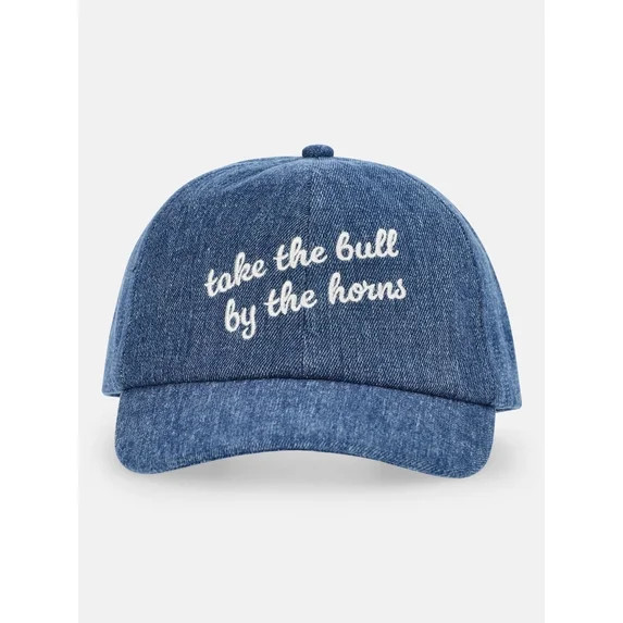 Kacey Lee Women's Dad Hat, Denim | Walmart (US)