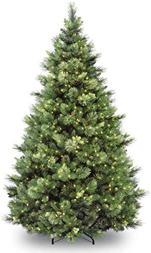 Amazon.com: National Tree Company 'Feel Real' Pre-lit Artificial Christmas Tree | Includes Pre-st... | Amazon (US)