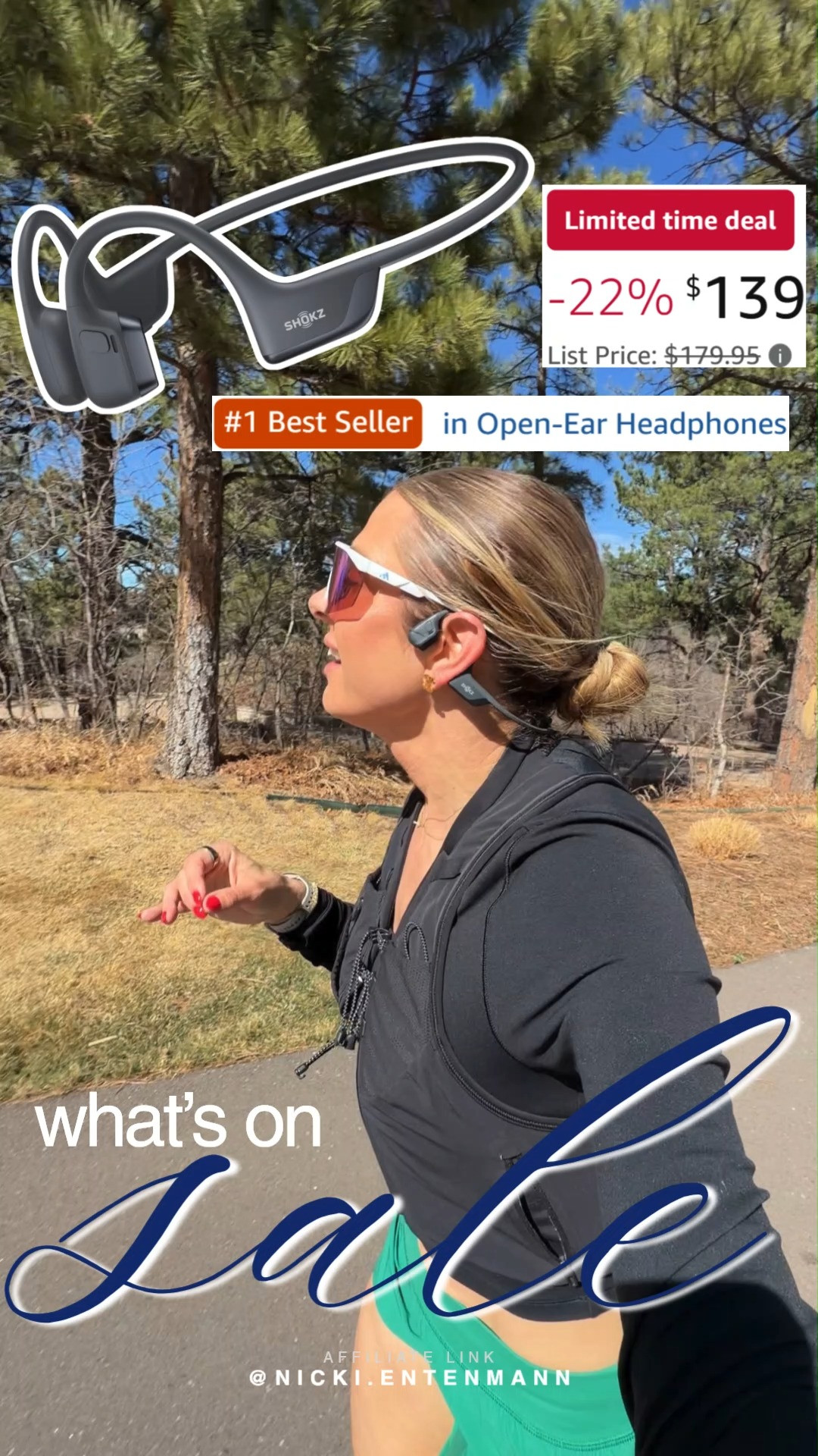 Train smarter with SHOKZ OpenRun Pro 2 Bone Conduction Bluetooth Sport Headphones built for comfort and safety. Enjoy premium sound while staying aware during workouts, runs, or outdoor adventures anytime. #shokz #openrunpro2 #boneconduction #bluetoothheadphones #sportheadphones #fitnessgear #runningessentials #activewear #shoppingdeal #modernliving 🎧🏃‍♀️✨ 

 #LTKActive #LTKSaleAlert #LTKTravel