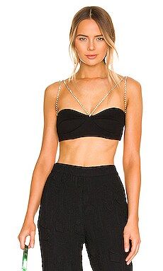 NBD Lilah Crop Top in Black from Revolve.com | Revolve Clothing (Global)