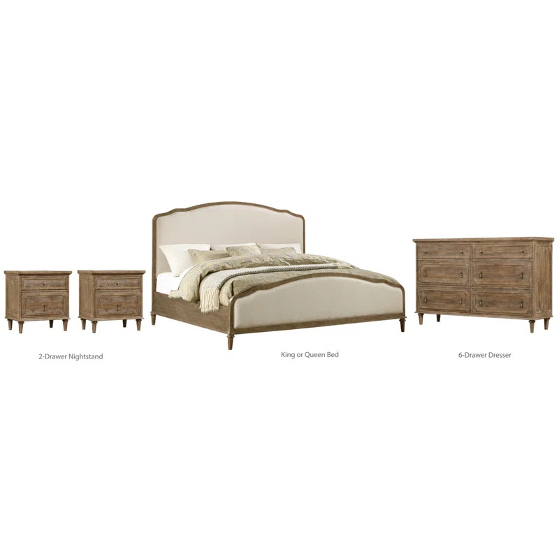 Posey Solid Wood 4 Piece Bedroom Set | Wayfair North America