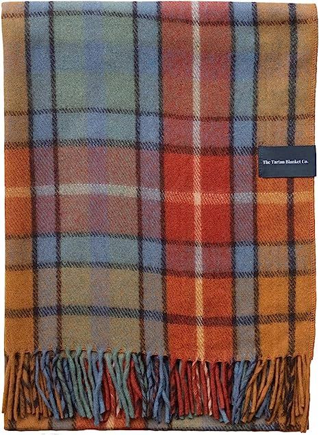 The Tartan Blanket Co. Recycled Wool Blanket Buchanan Antique Tartan (59" x 75") | Amazon (US)