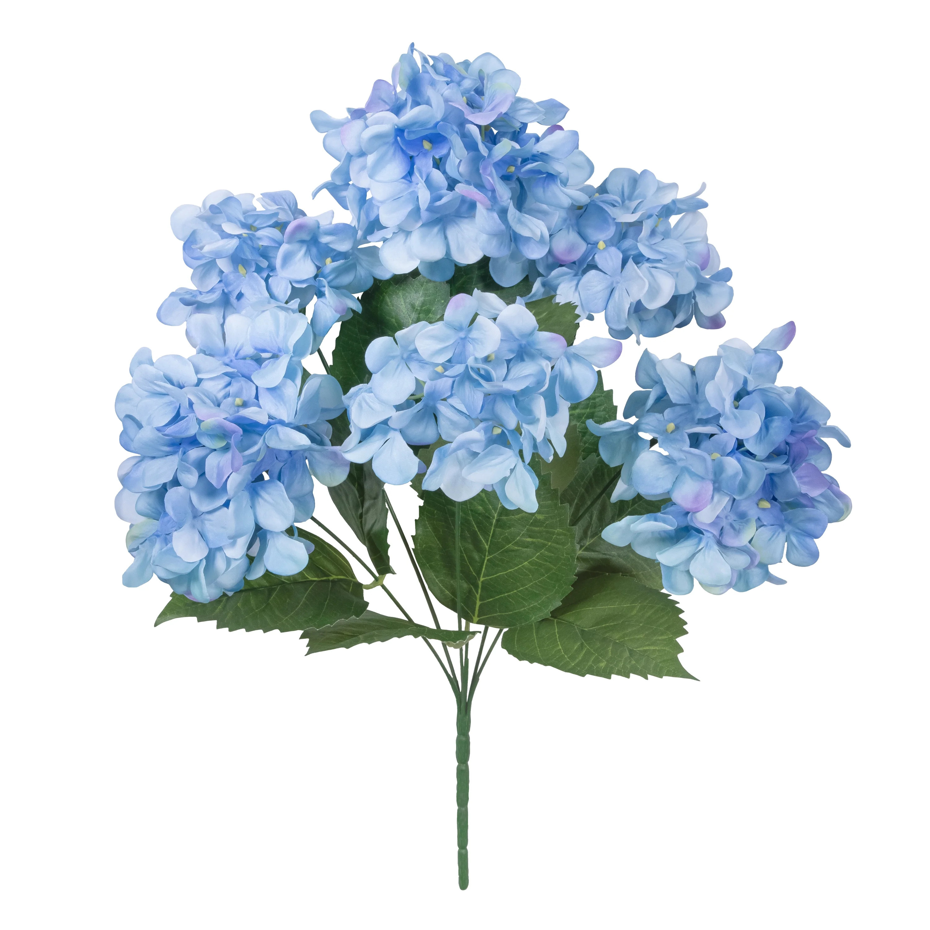 18-inch Artificial Silk Blue Hydrangea Spring Bush, for Indoor Use, by Mainstays | Walmart (US)