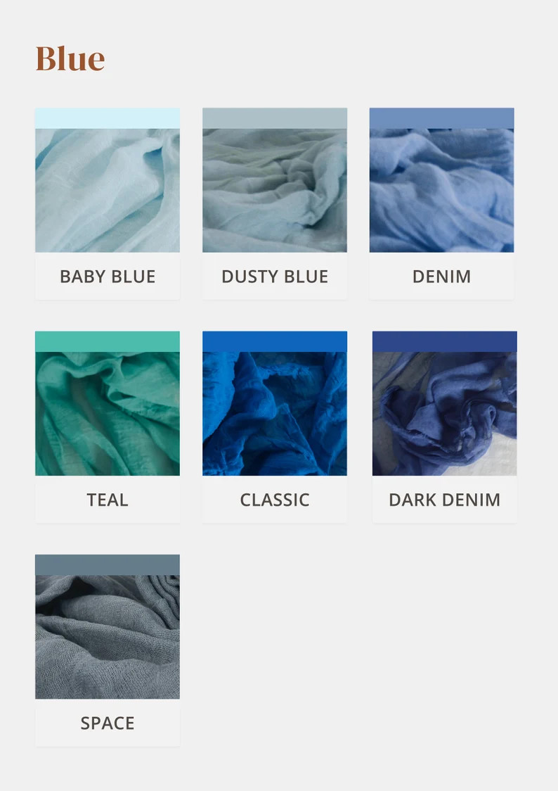 Winter Colors Cheesecloth Table Runners, Holiday Event Decor, Holiday Wedding Colors | Etsy (US)