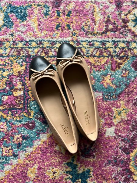 My J.Crew Factory cap-toe ballet flats just arrived and they are a perfect shoe for transitioning my winter outfits into spring outfits! 

classic style, preppy, preppy style, casual style, casual outfit, outfit ideas, casual chic, elevated style, JCrew 

#LTKworkwear #LTKfindsunder50 #LTKfindsunder100