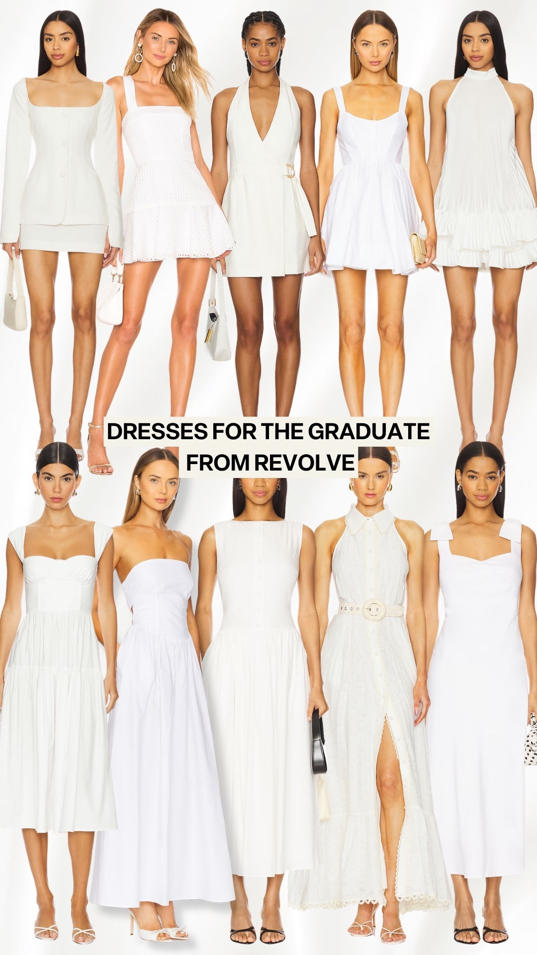 Dresses for the graduate from Revolve! #kathleenpost

Graduation dresses, high school graduation, college graduation
