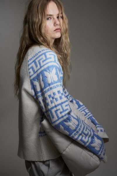 Jacquard-knit Sweater | H&M (US + CA)