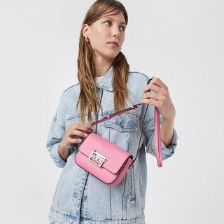 Pink leather TOUS Legacy Mini crossbody bag | TOUS USA