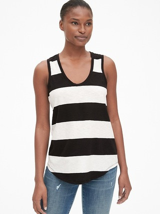 Soft Slub Stripe Tank Top | Gap US