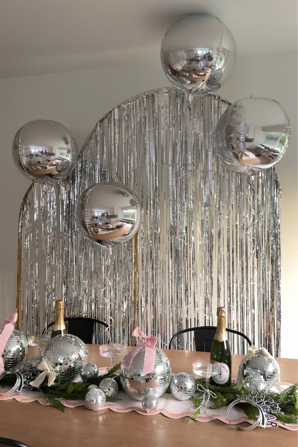 DIY amazon party backdrop for New Year's Eve

#LTKparties #LTKSeasonal #LTKHoliday