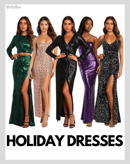 Holiday Dresses 

#holidaydresses #sequindress #partydress #christmasdress #cocktaildress

#LTKHoliday #LTKwedding #LTKSeasonal