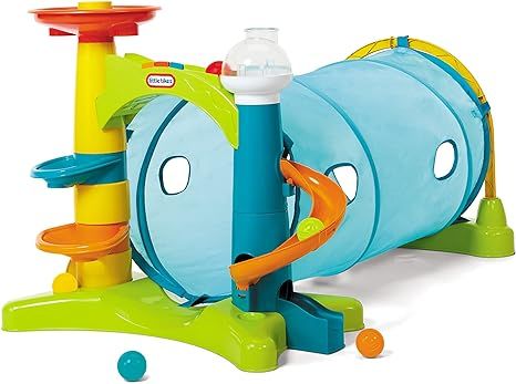 Little Tikes Learn & Play 2-in-1 Activity Tunnel with Ball Drop Game, Windows, Silly Sounds, Musi... | Amazon (US)