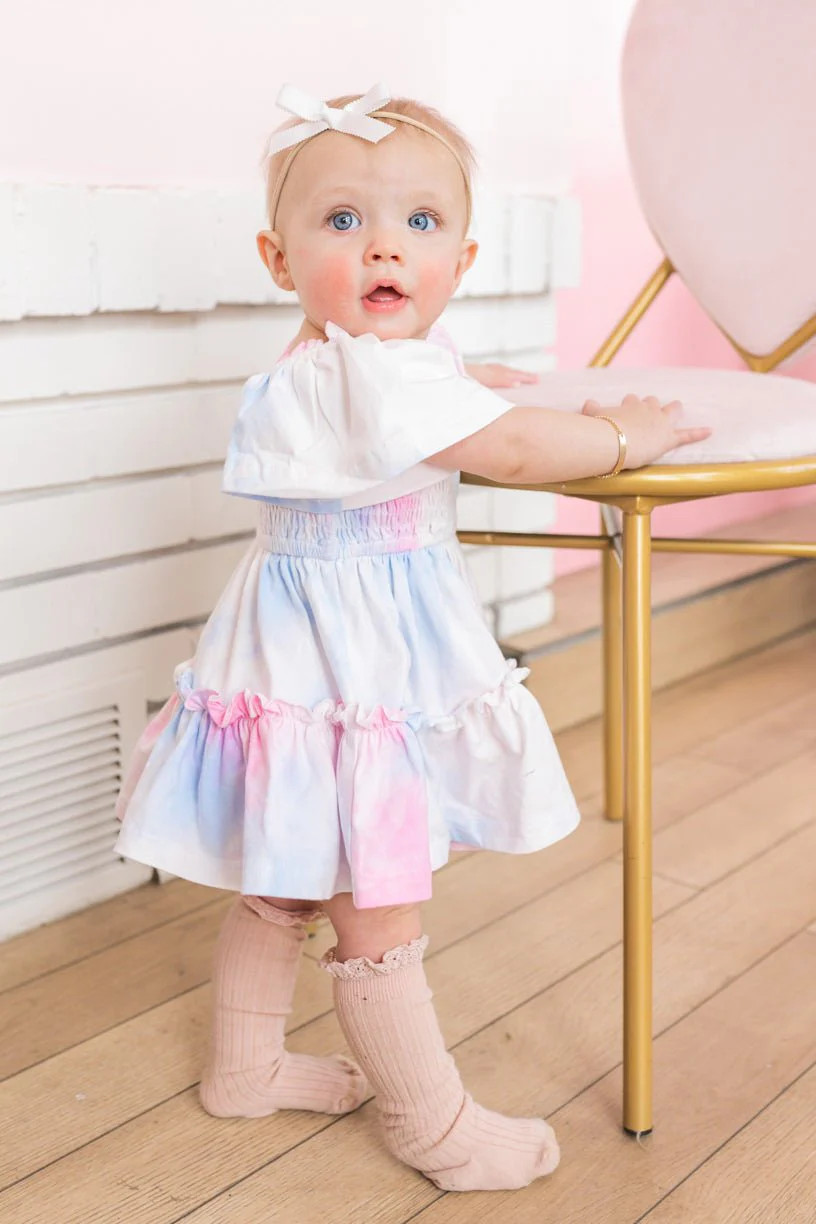 Baby Cotton Candy Dress Set | Ivy City Co