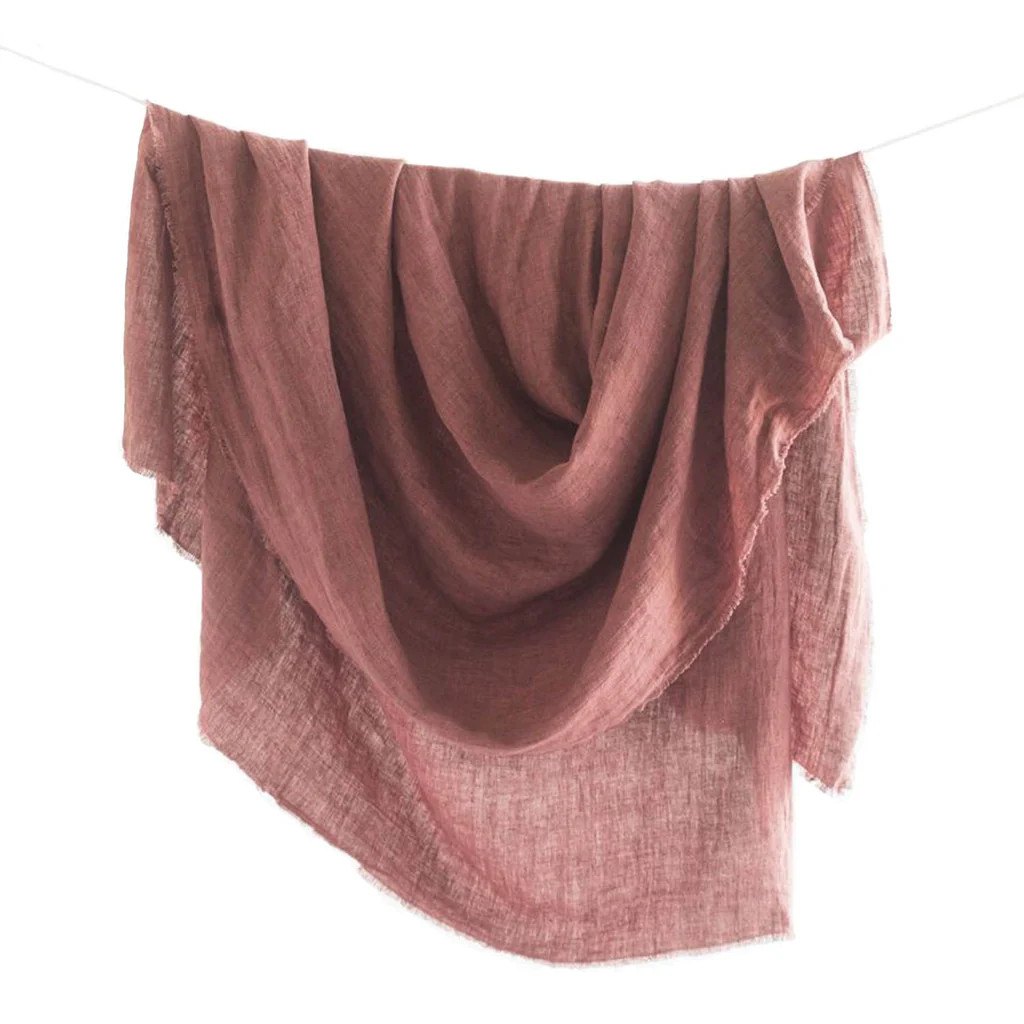Stonewashed Linen Throw | Accompany