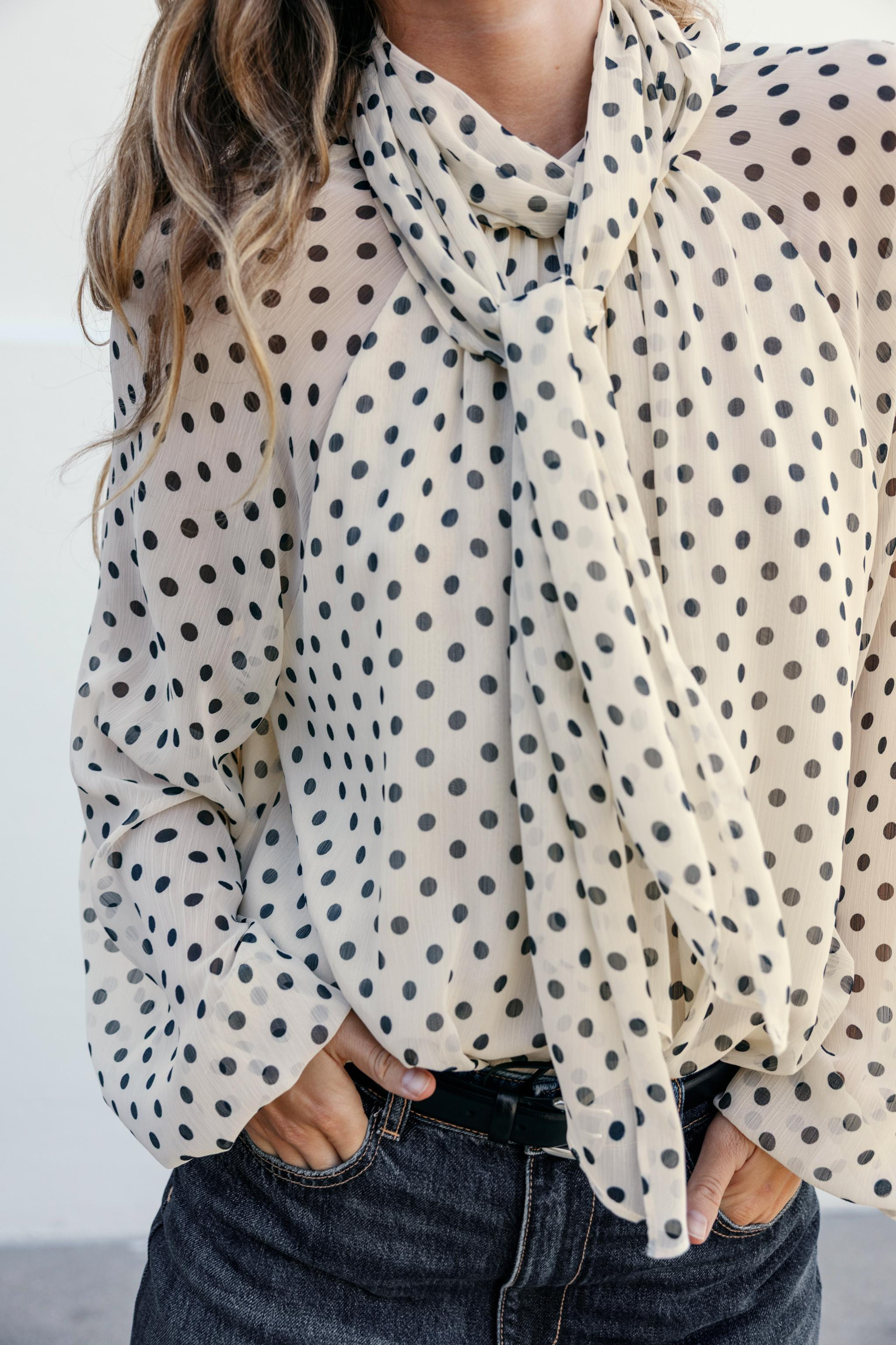 POLKA DOT PRINT BLOUSE | Zara US