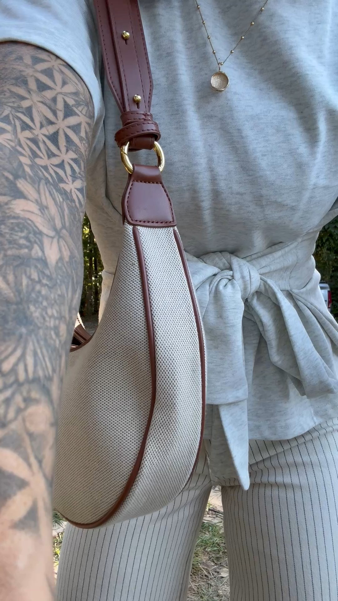 Sunday 🙏🏼🤎 this is truly one of my absolute FAVORITE Amazon tops to ever exist! Several colors, in the S! Pants are old from Target but you might be able to find a size! I’m in the 2 regular but I also linked a SUPER similar Amazon pair I own & love! Mules are old Target as well so I linked similar 🥹 Happy Sunday!!! 

PS - this purse is one of the best shoulder bags I own! So good. 

Ootd / church fit / outfit check / Amazon fashion / comfy / fall style / Holley Gabrielle 

#LTKStyleTip #LTKFindsUnder100 #LTKSeasonal