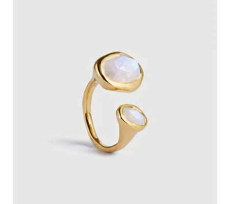 Odyssey Gemstone Open Ring | Monica Vinader (Global)