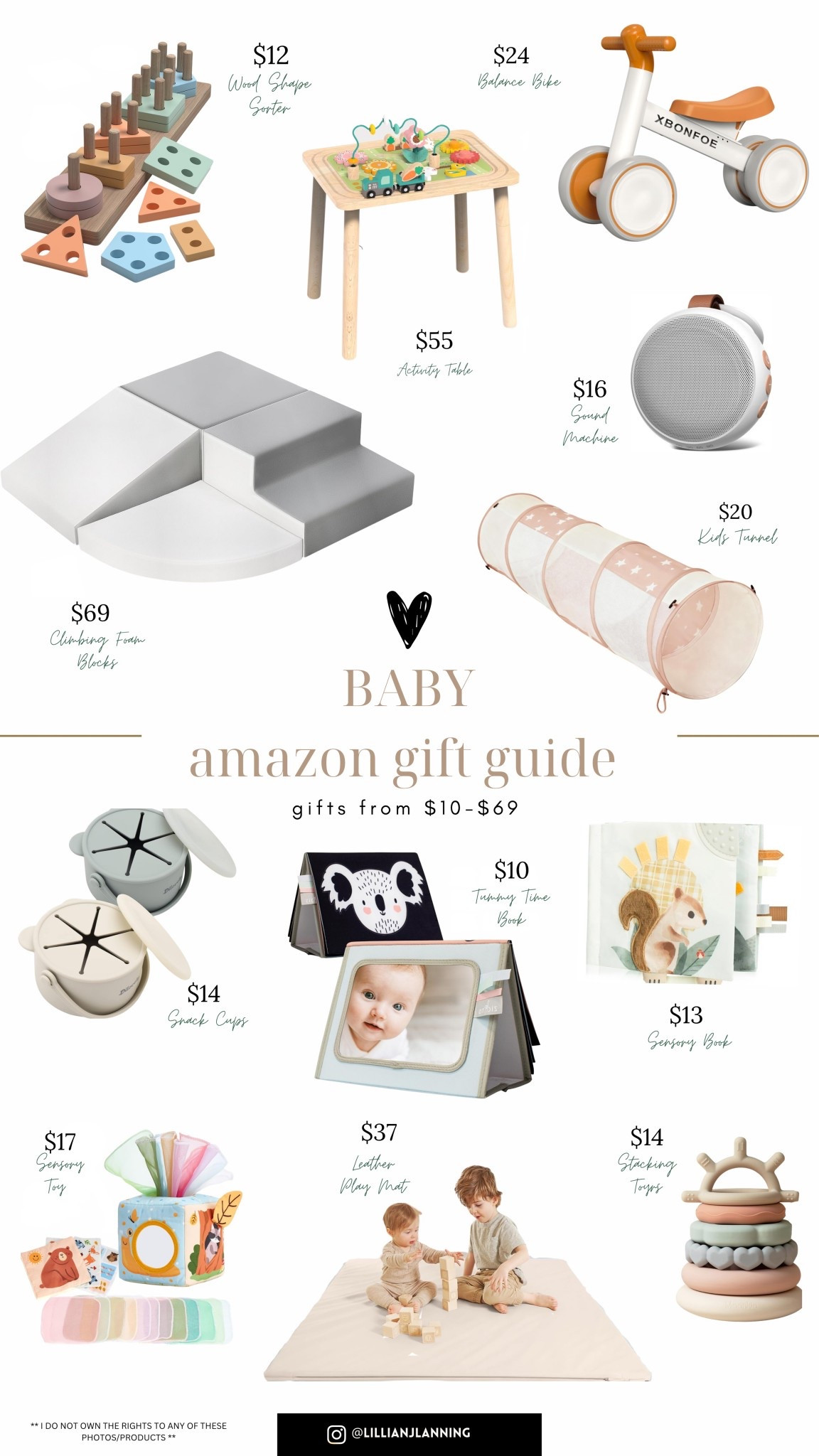 Baby / Toddler Amazon Gift Guide and Ideas! All items are between $10 and $69! 


#LTKKids #LTKGiftGuide #LTKBaby