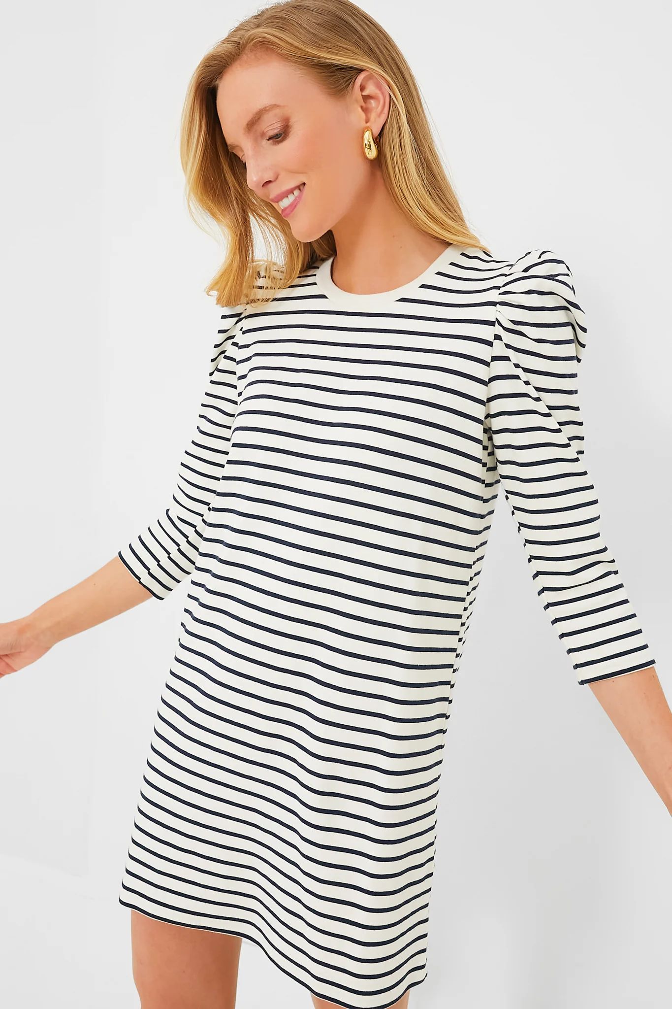 Navy Stripe Vesty Mini Dress | Tuckernuck (US)