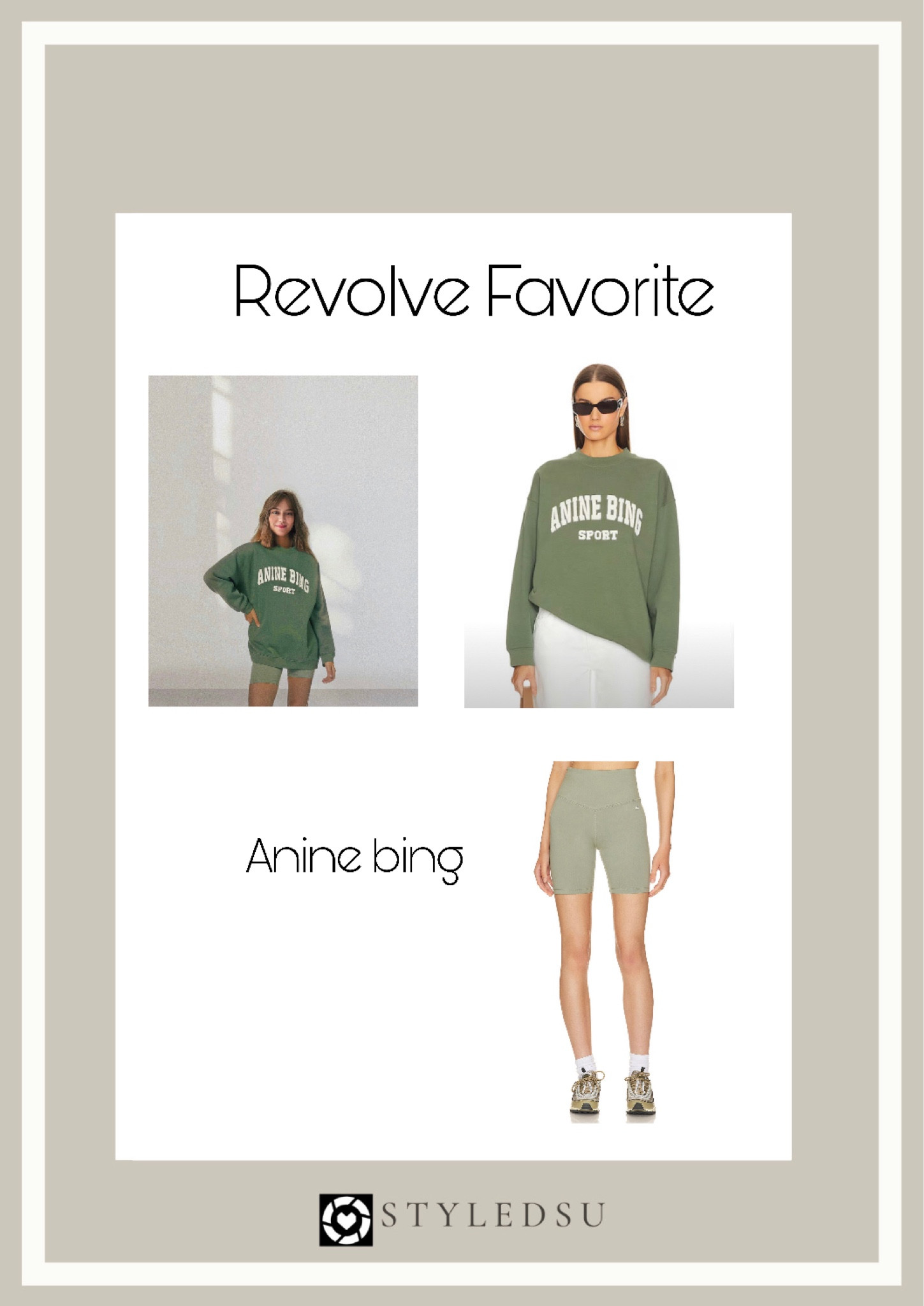 Anine Bing Sweatshirt Tyler — Artichoke