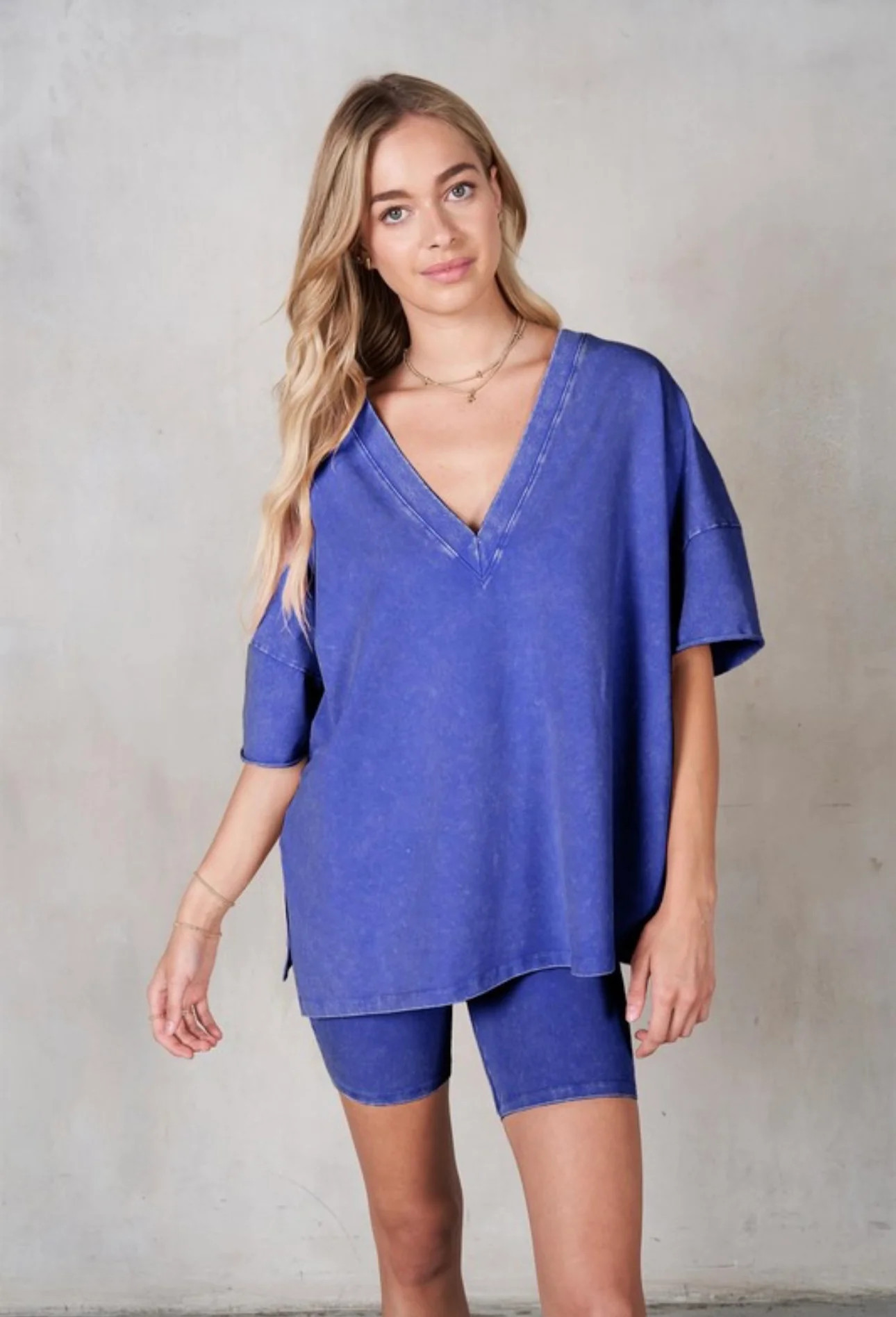 Chill mode short sleeve top (iris) | Bows & Frills