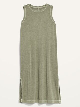 Vintage Specially Dyed Sleeveless Midi T-Shirt Shift Dress for Women | Old Navy (US)