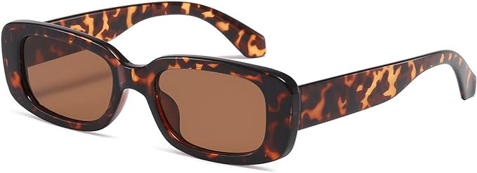 kimorn Rectangle Sunglasses for Women Men Trendy Retro Fashion Sun Glasses 90’s Vintage UV 400 ... | Amazon (US)