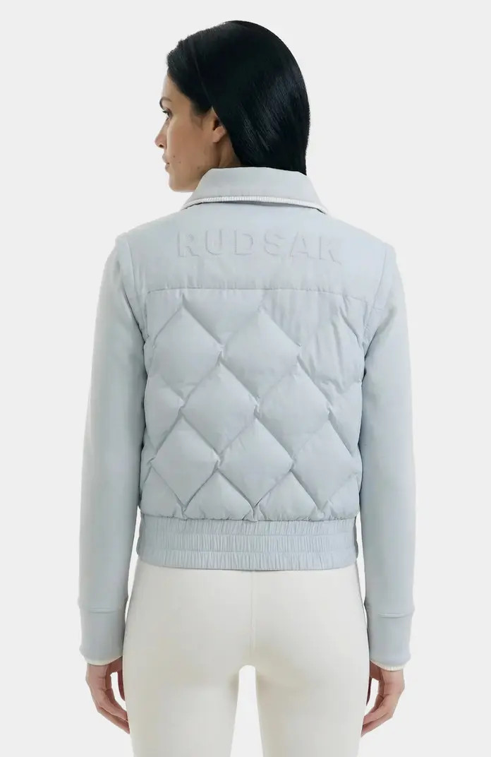 Prisa Quilted Light Down Jacket With Removable Sleeves | Nordstrom